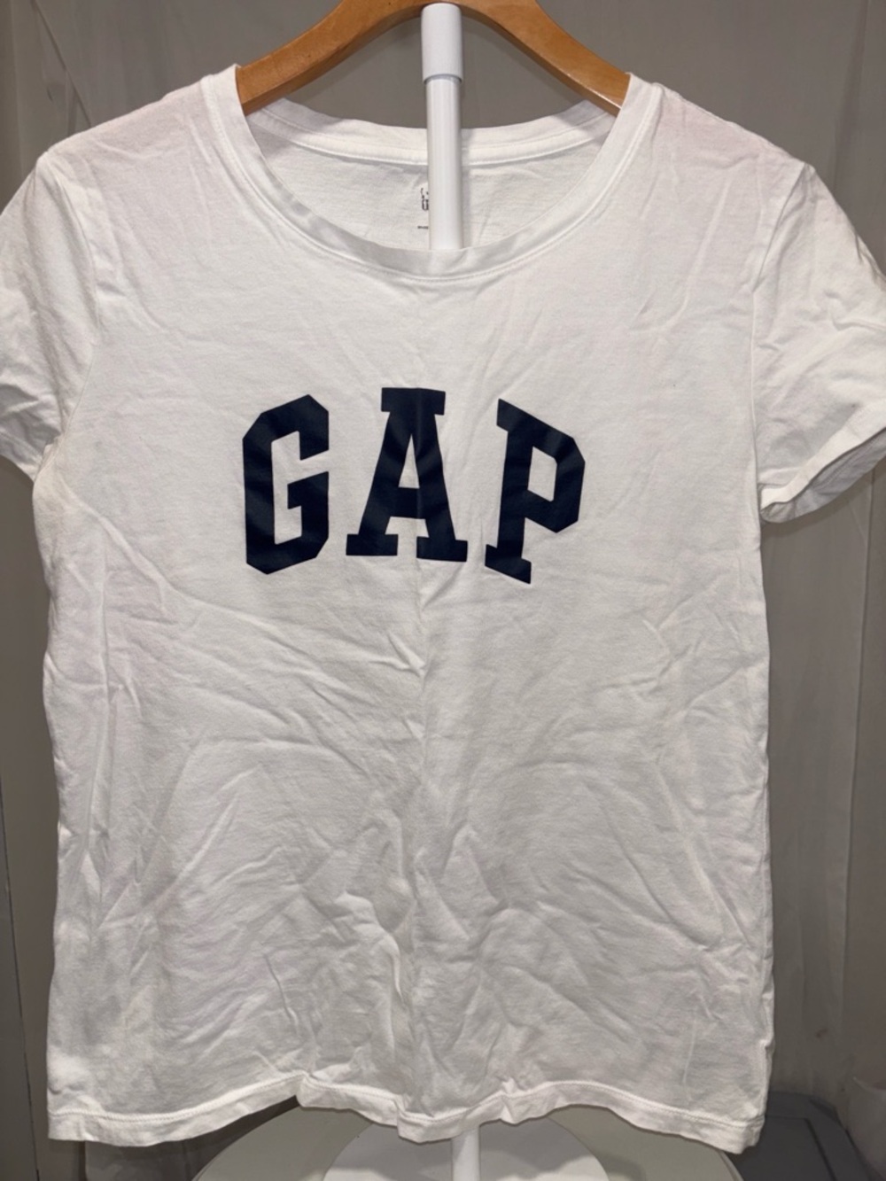 GAP White T-Shirt with Black Logo